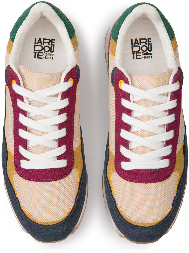 LA REDOUTE COLLECTIONS Baskets style rétro running multicolores