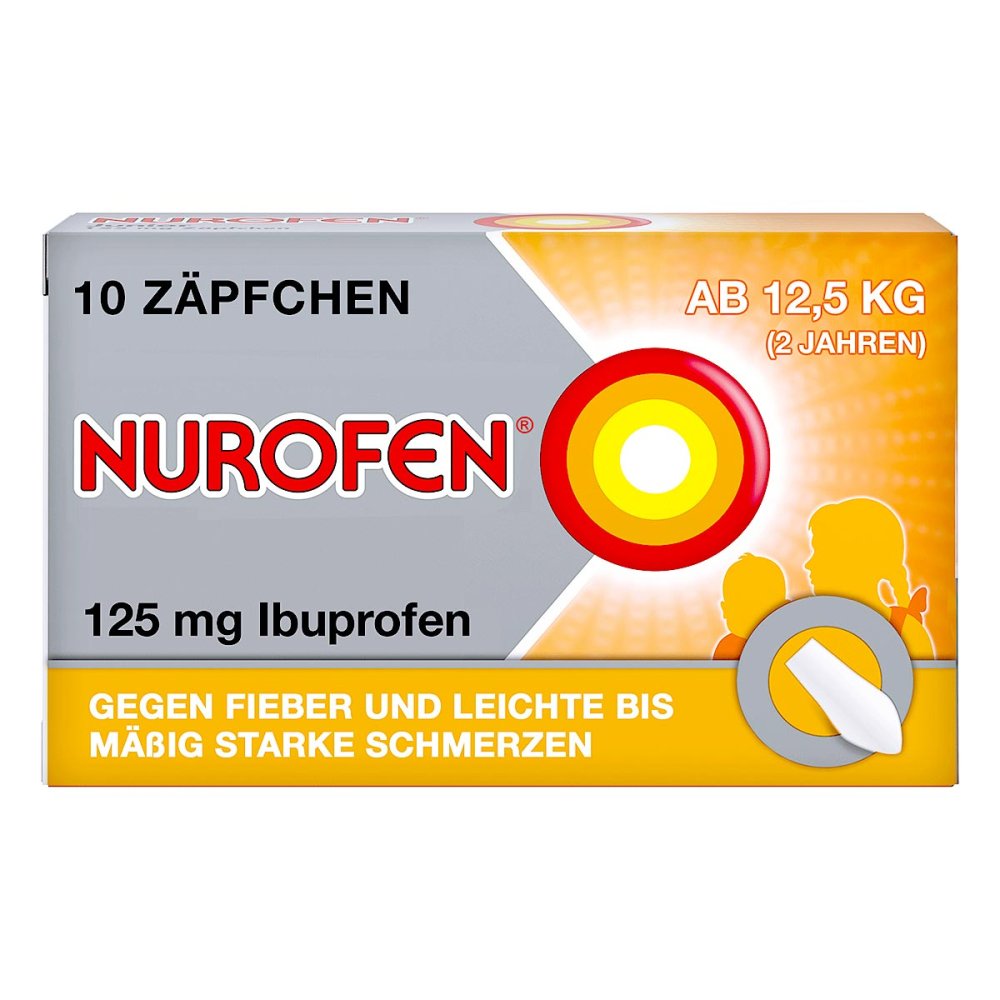Reckitt Benckiser Deutschland GmbH NUROFEN Junior 125 mg Zäpfchen für Kinder 04660785