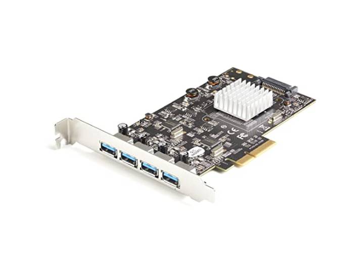 StarTech. com 4-Port USB Pcie Card - 10Gbps USB 3.1/3.2 Gen 2 Type-A Pci, PEXUSB314A2V2