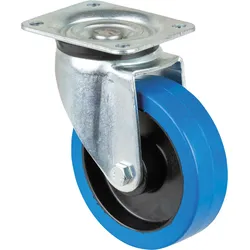 Showgear Swivel Blue wheel 160 mm - ohne Bremse