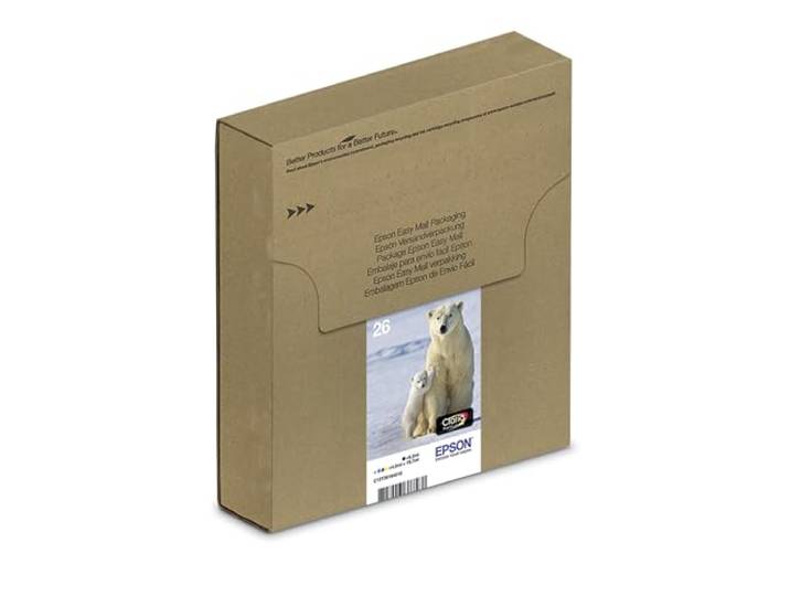 Epson 26 Polar Bear Genuine Multipack\, 4-Colours Claria Premium Ink Cartridges