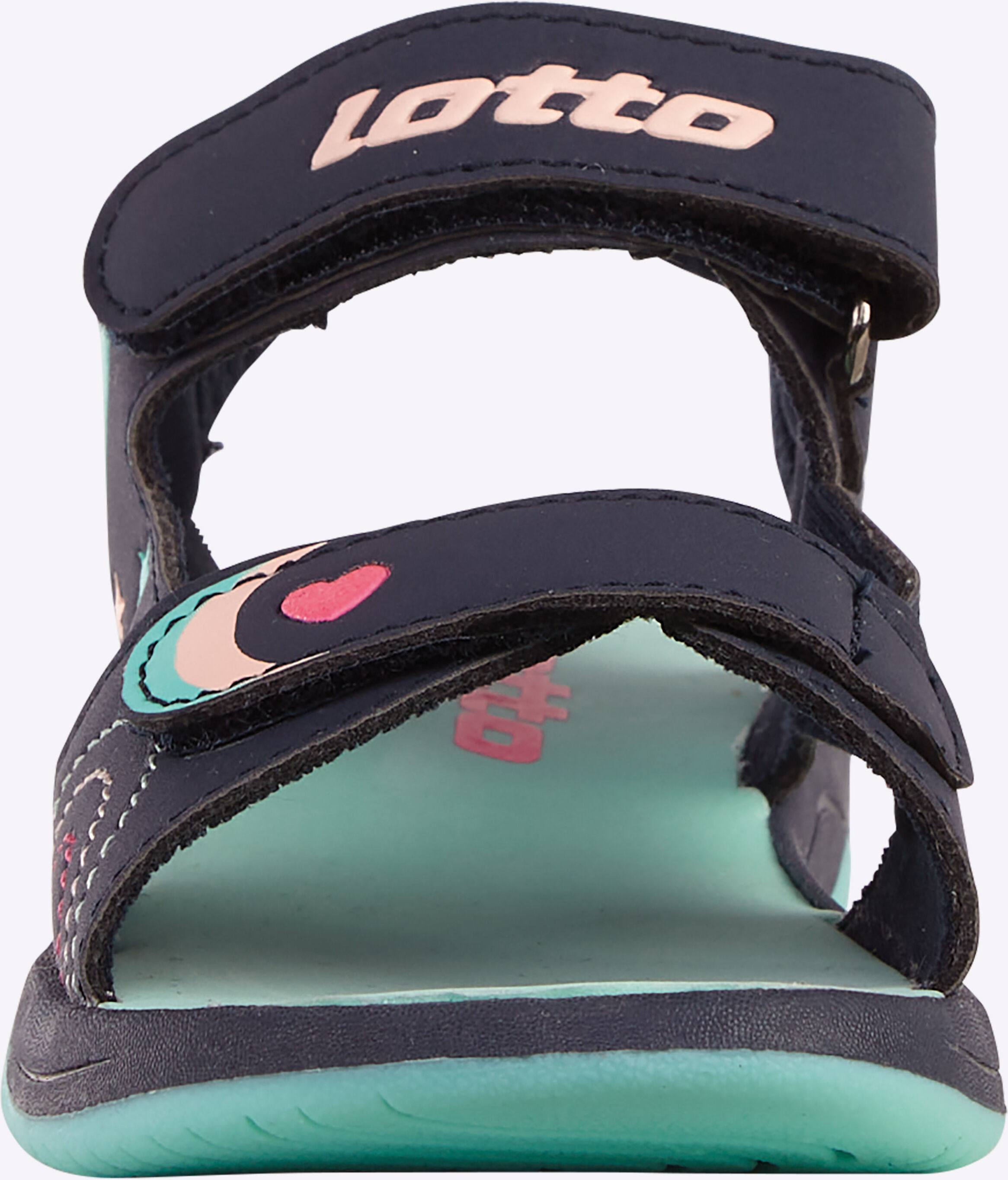 Sandale LOTTO, Mädchen, Gr. 29, blau (navy, aqua), Synthetik, Schuhe Sandale