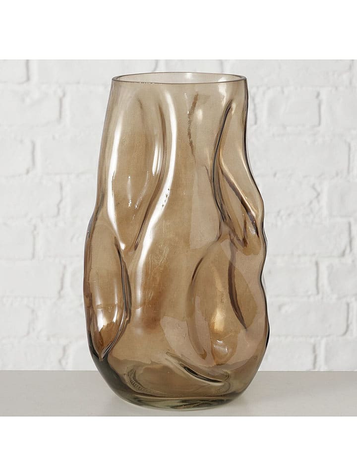Boltze Vase ''Lojin'' in Beige - (H)26 x Ø 16 cm - onesize
