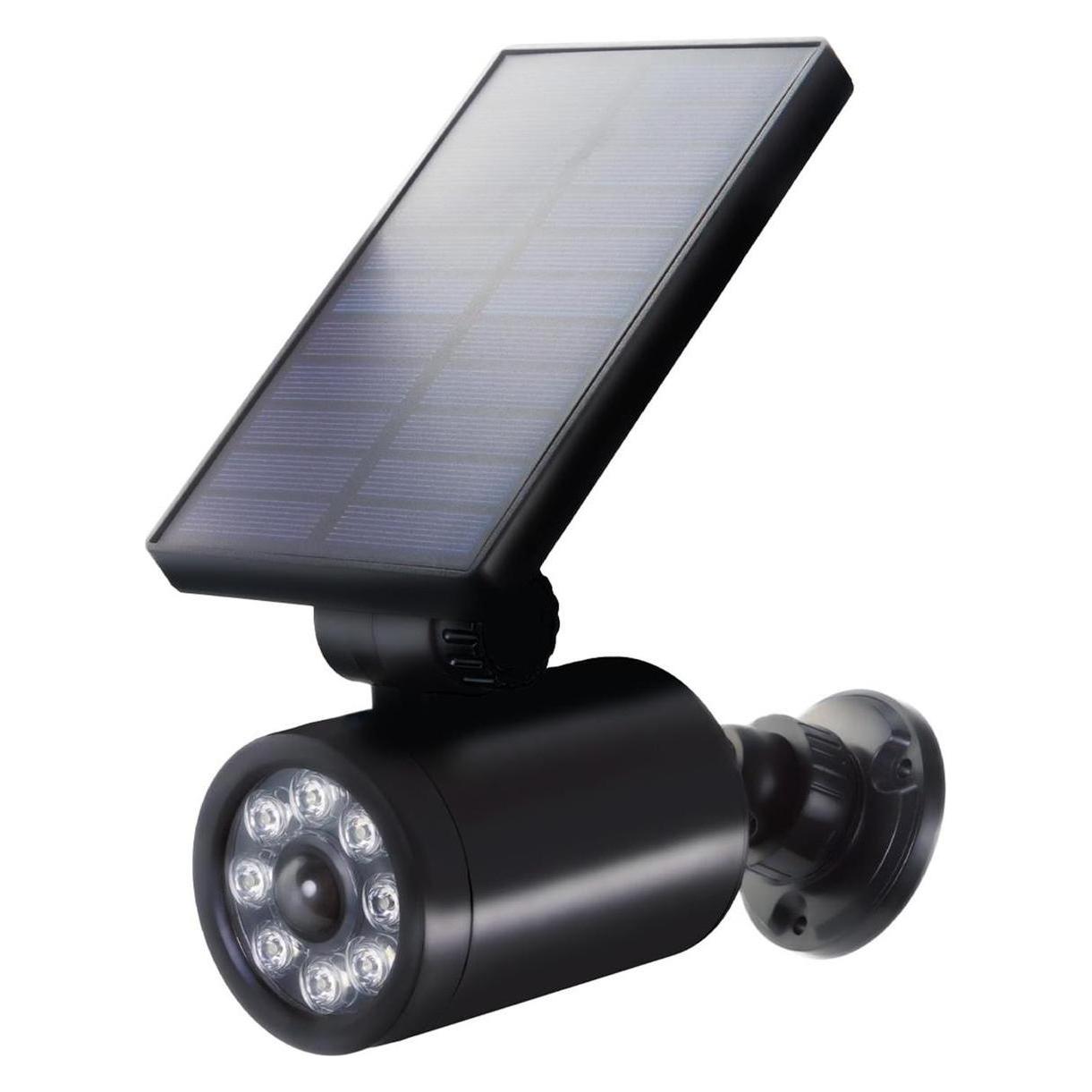 Maclean Kamera-Attrappe mit blinkendem LED-Licht SOL1801S Solarbetrieben Bewegungsmelder (SOL1801S)