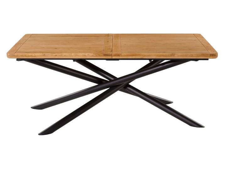 Esstisch ausziehbar 200-260x100x76 Akazie natur lackiert LONDON #103