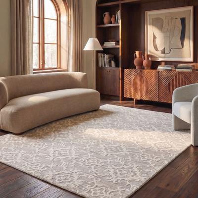 SAFAVIEH Handmade Blossom Linna Modern Floral Wool Rug