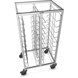 B.PRO Tablett-Abräumwagen TAW 2 x 12 EN