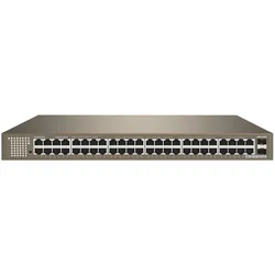 Tenda TEG1050F network switch Unmanaged Gigabit Ethernet (10/100/1000) Grey (50 Ports), Netzwerk Switch, Grau