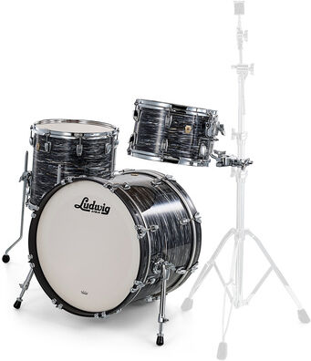 Ludwig Classic Maple Downbeat Black O Vintage Black Oyster Pearl
