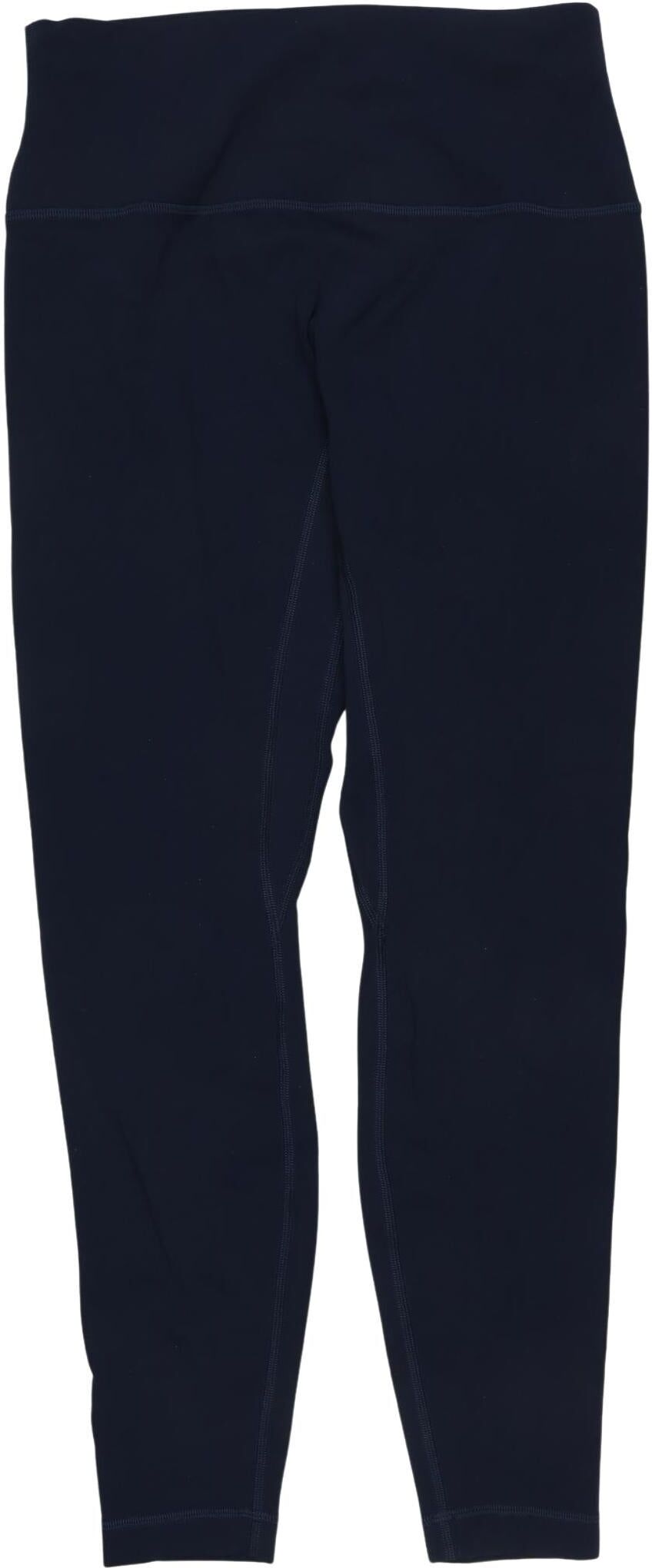 Lululemon Damen Stoffhose, Marineblau, Gr. W24, kein / Etikett - Second Hand