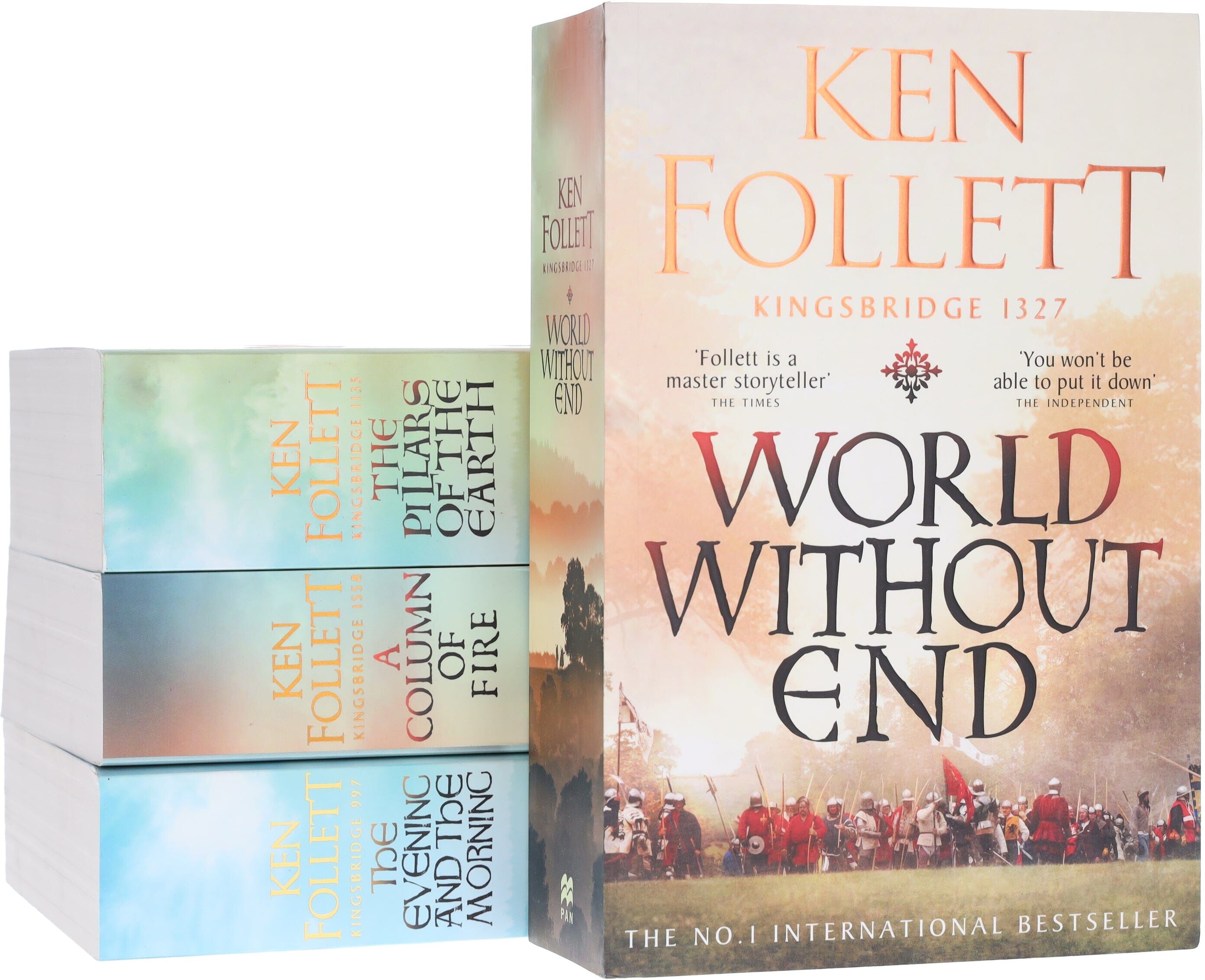 Kingsbridge Series by Ken Follett 4 Books Collection Set - Fiction - Paperback Pan Macmillan