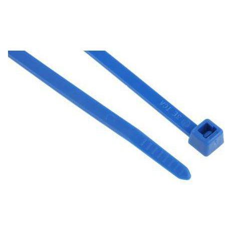 HellermannTyton Kabelbinder T50R blau (Kunststoffkabelbinder, 200 mm, 100 Stk.) (111-04800)