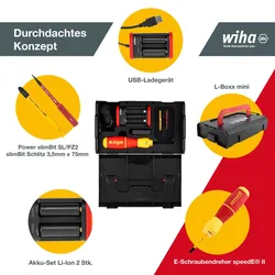 Wiha Schraubendreher-Set speedE® II electric 44318 7-tlg.