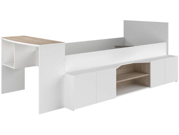 Bett Büro CLEO 90x200cm weiss