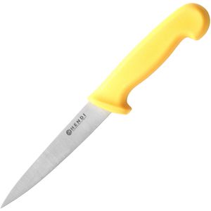 Hendi Filetiermesser HACCP 842539, für Fleisch & Fisch, 15 cm Edelstahlklinge, flexibel, mit Kunststoffgriff gelb
