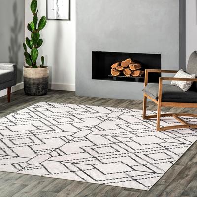 Nuloom Echo SpinClean Multi Diamond Machine Washable Area Rug