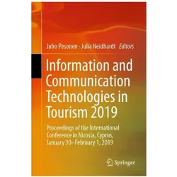 Information and Communication Technologies in Tourism 2019, Fachbücher von Juho Pesonen, Julia Neidhardt