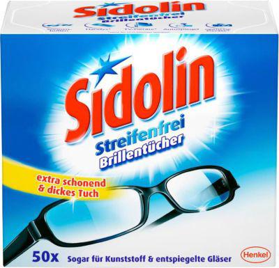Brillentücher Sidolin, 50 Stück