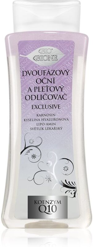 Bione Cosmetics Exclusive Q10 bi-phase makeup remover for the eye area 255 ml