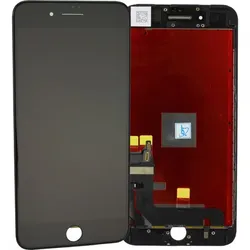 LCD Display Einheit komplett mit Displayrahmen inkl. Touchscreen für iPhone 7 Plus, schwarz