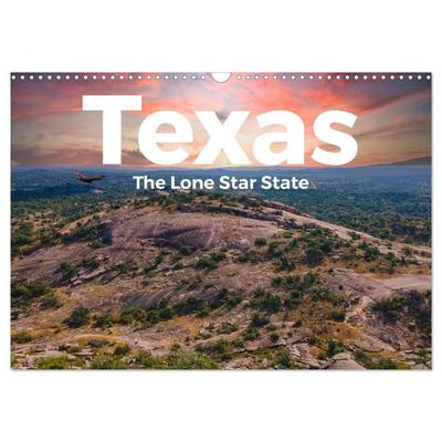 Texas - The Lone Star State (Wandkalender 2027 DIN A3 quer), CALVENDO Monatskalender