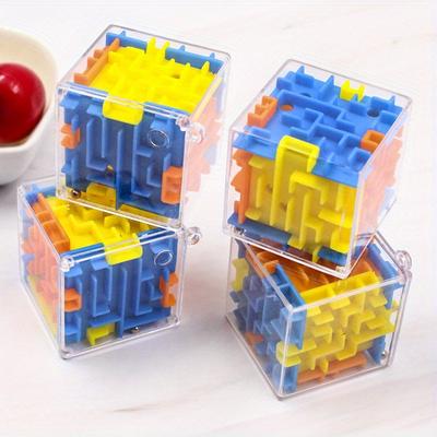 Trendy Discount Goods Mini Rolling Ball 3D Maze Puzzle Toys Brain Teasers Educational Decompression Toys For Kids Hand Game a