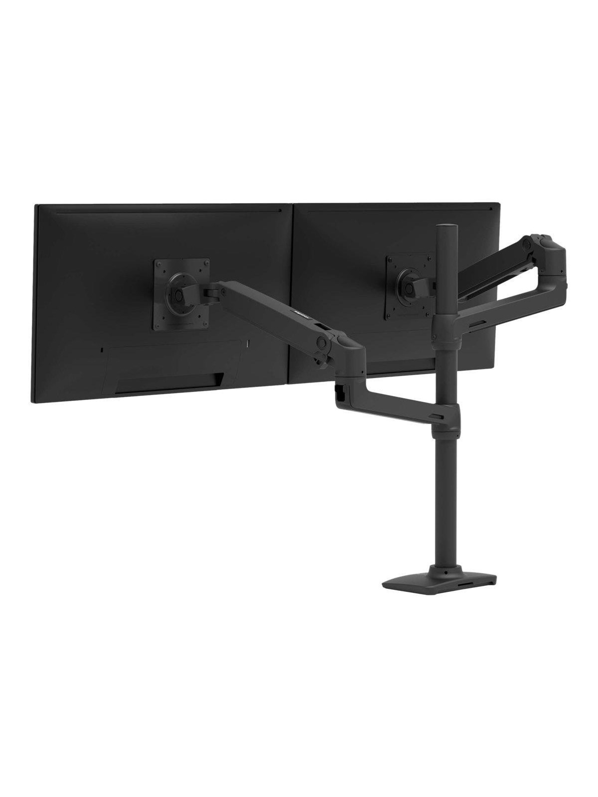 Ergotron LX Dual Stacking Arm Tall Pole (matte black)
