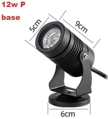 Uplift Essentials Outdoor Waterproof LED Garden Spotlights 12w Base P dc24v red