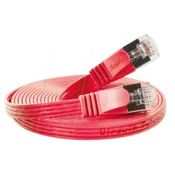 SLIM S6 3 RT - Cat.6 SLIM-Patchkabel, STP(PIMF), 3 m, rot