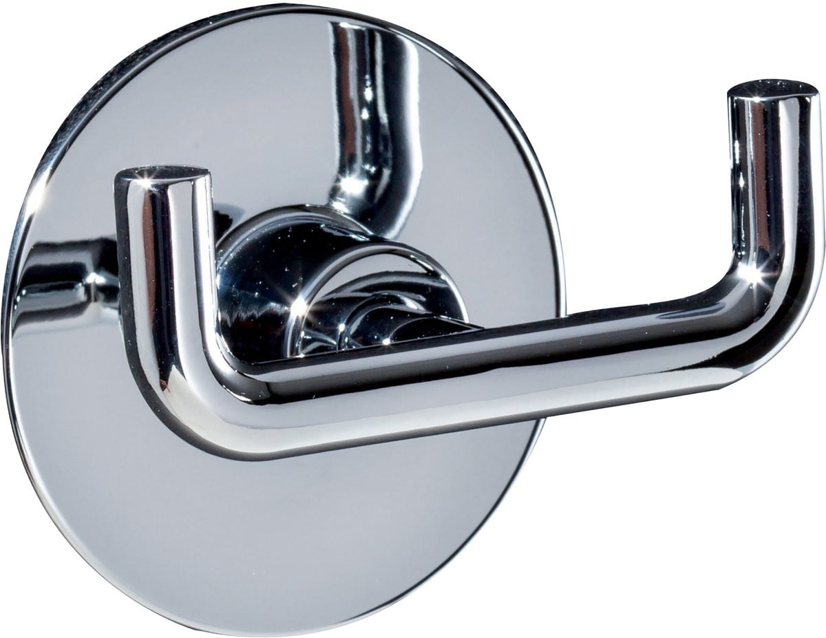Spirella Easy Zelfklevende Badkamerhaak Chrome - Zuignaphaak voor Handdoeken - Ø 65 mm