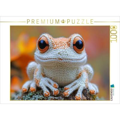 CALVENDO Puzzle Frosch | 1000 Teile Lege-Größe 64x48cm Foto-Puzzle für glückliche Stunden