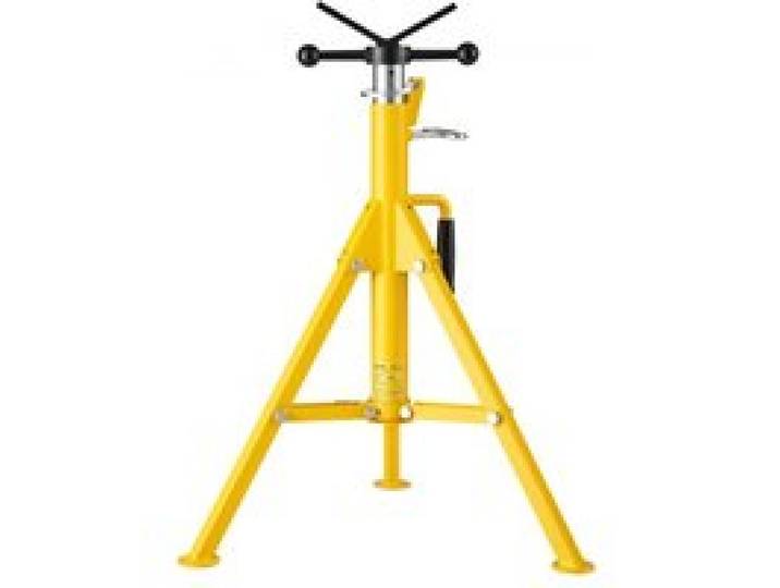 VEVOR Servante Tuyauteur Tête V Charge 1134 kg Servante de Tubes 3,2-305 mm pour Soudage, Découpe et Divers Travaux de Tuyauterie en Atelier, Hauteur Réglable 71-132 cm, Support Pliable et Portable