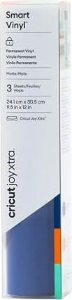 cricut Joy Xtra Smart Vinyl Pinwheel Vinylfolie permanent farbsortiert 24,1 x 30,5 cm, 3 St.
