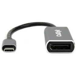 CalDigit USB-C to DisplayPort 1.4 8K HDR Video Adapter (DisplayPort), Video Adapter, Grau, Silber