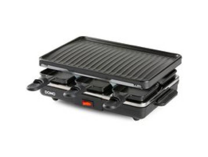 Raclette gril - DOMO - DO9312G - 6 personnes - Plaque gril amovible - 6 poêlons inclus - 800 W