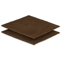 EXKLUSIV HEIMTEXTIL Handtuch 500g/m2 2x Seiftuch 30 x30 cm Schokobraun Hohe Qualität