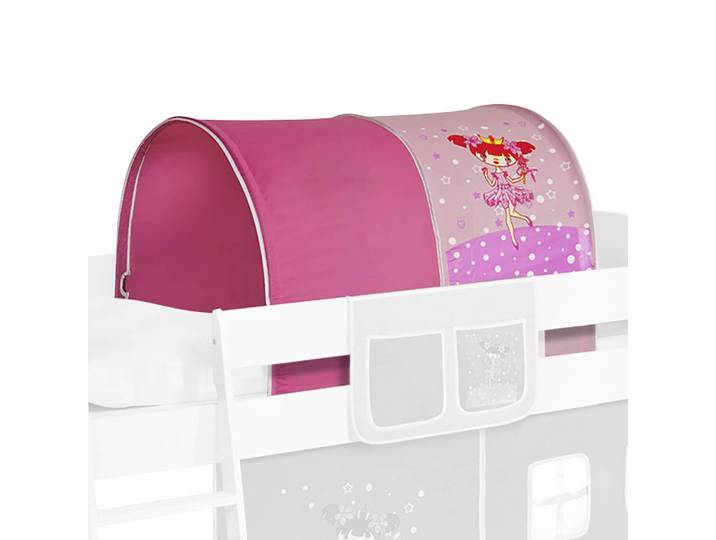 Tunnel de lit Fée 100 x 75 x 90cm Rose foncé