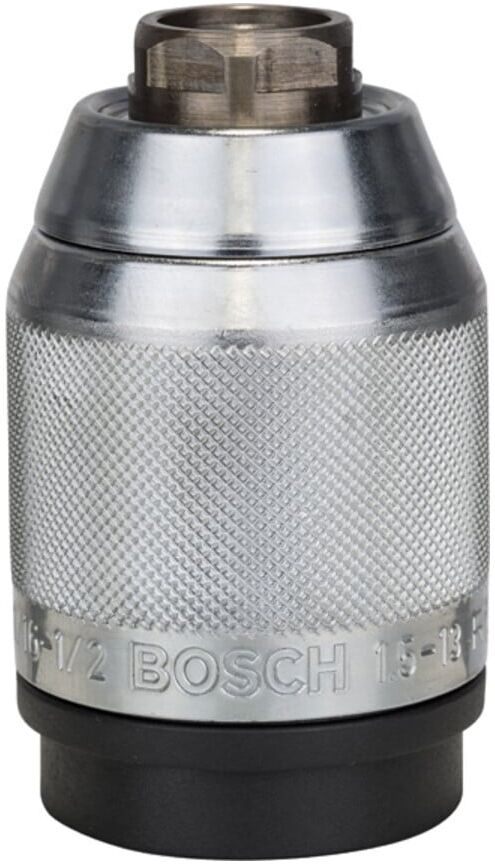 Bosch Professional Schnellspannbohrfutter mattverchromt 1,5 bis 13 mm 1/2 bis 20   für Bohrmaschine GBM 1600 RE oder GBM 13-2 RE  mit Spannbereich von 1,5 bis 13 mm und Gewinde von 1/2 bis 20  2608572150)