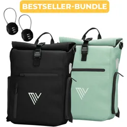2x EVO Fahrradtaschen + 2x Schlösser - Bundle,EVO Bundles