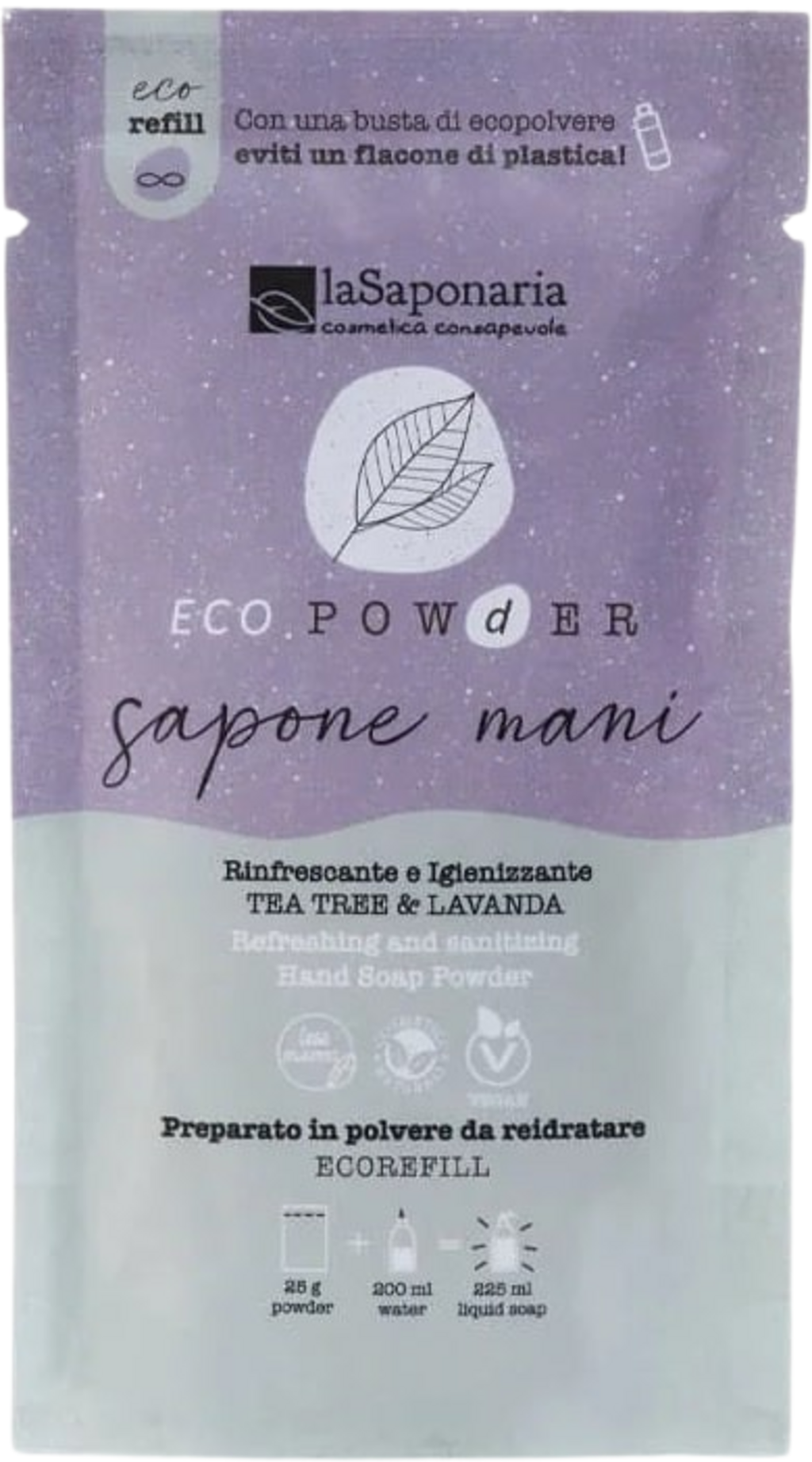 La Saponaria EcoPowder Tree Tea Handseife in Pulverform 25 gr