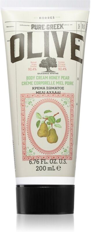 Korres Pure Greek Olive & Honey Pear Nærende bodycreme 200 ml