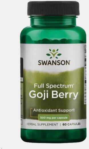 SWANSON FULL SPECTRUM GOJI BERRY 500mg 60 CAPSULAS