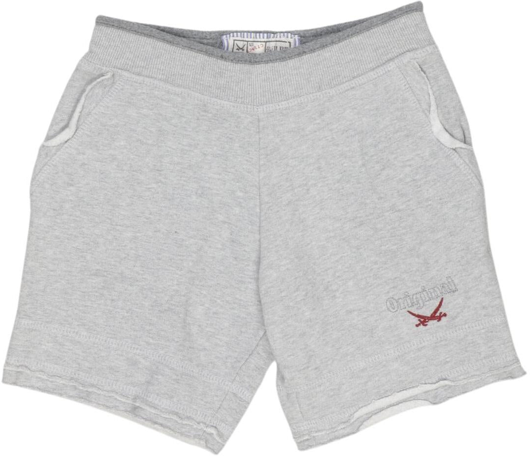 Sansibar Mädchen Shorts, Grau, Gr. EU 104, Baumwolle / Synthetik - Second Hand