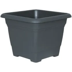 Geli Nora Pflanzkübel 48cm Anthrazit – Quadratisch 43L