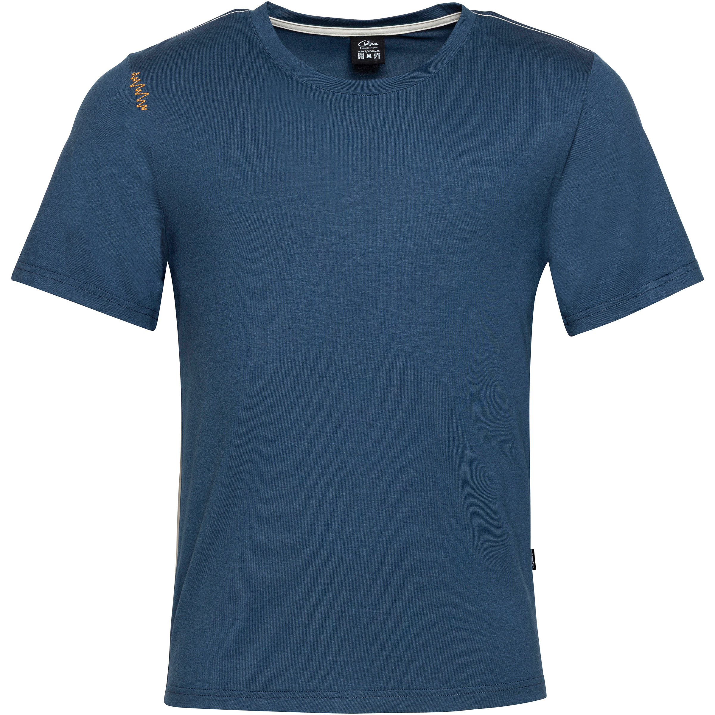 Chillaz Bozen Mountain Logo Herren T-Shirts blau Größe S Bouldern | Lifestyle | Sportklettern Hautfreundlich