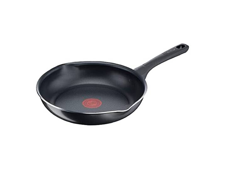Tefal B5580823 Day by Day Bratpfanne, 32 cm, Titan-Antihaftbeschichtung, Thermosignal, einfache Reinigung, schwarz