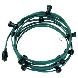 BACHMANN Lichterkette 10 m dunkelgrün