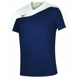 Mizuno, Herren, Sportshirt, Authentic Myou Tee (XL), Mehrfarbig, Blau