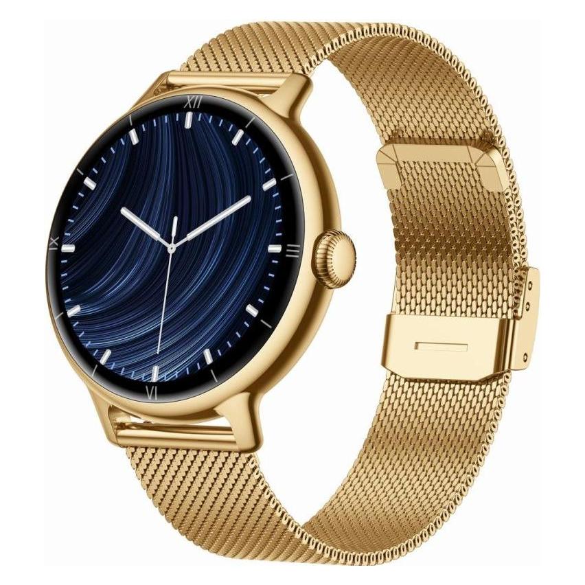 Gravity Smartwatch SMARTWATCH DAMSKI GT33-1 - AMOLED, DODATKOWY PASEK (sg048a) (41 mm, Kunststoff, Gold, ohne SIM) (69865391)