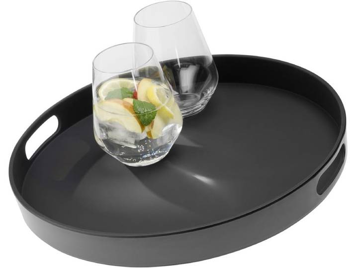 APS Dienblad - Fastfood Dienblad - Melamine - Zwart - 35\,5 x 35\,5 cm - Vaatwasserbestendig